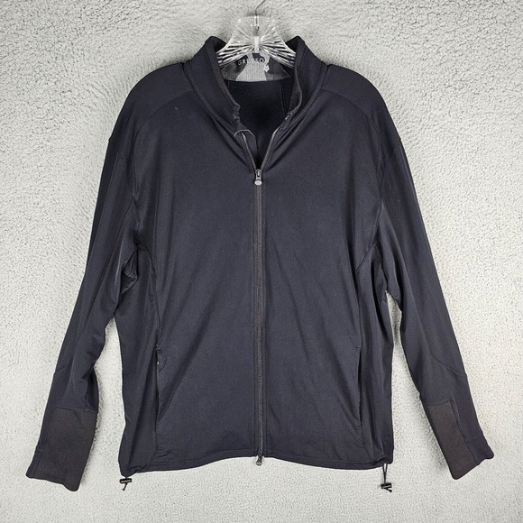 Greyson Performance Golf Full Zip Jacket Men's Size XL Black